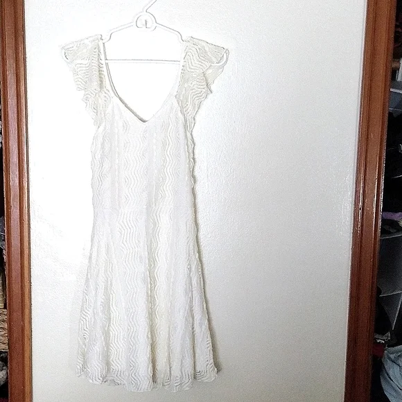 Adorable White Lace Sundress - Picture 1 of 5